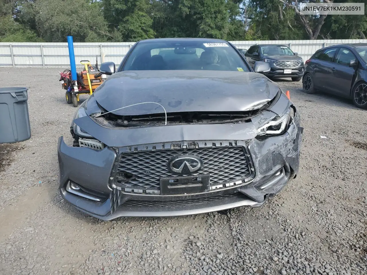 2019 Infiniti Q60 Pure VIN: JN1EV7EK1KM230591 Lot: 56387755