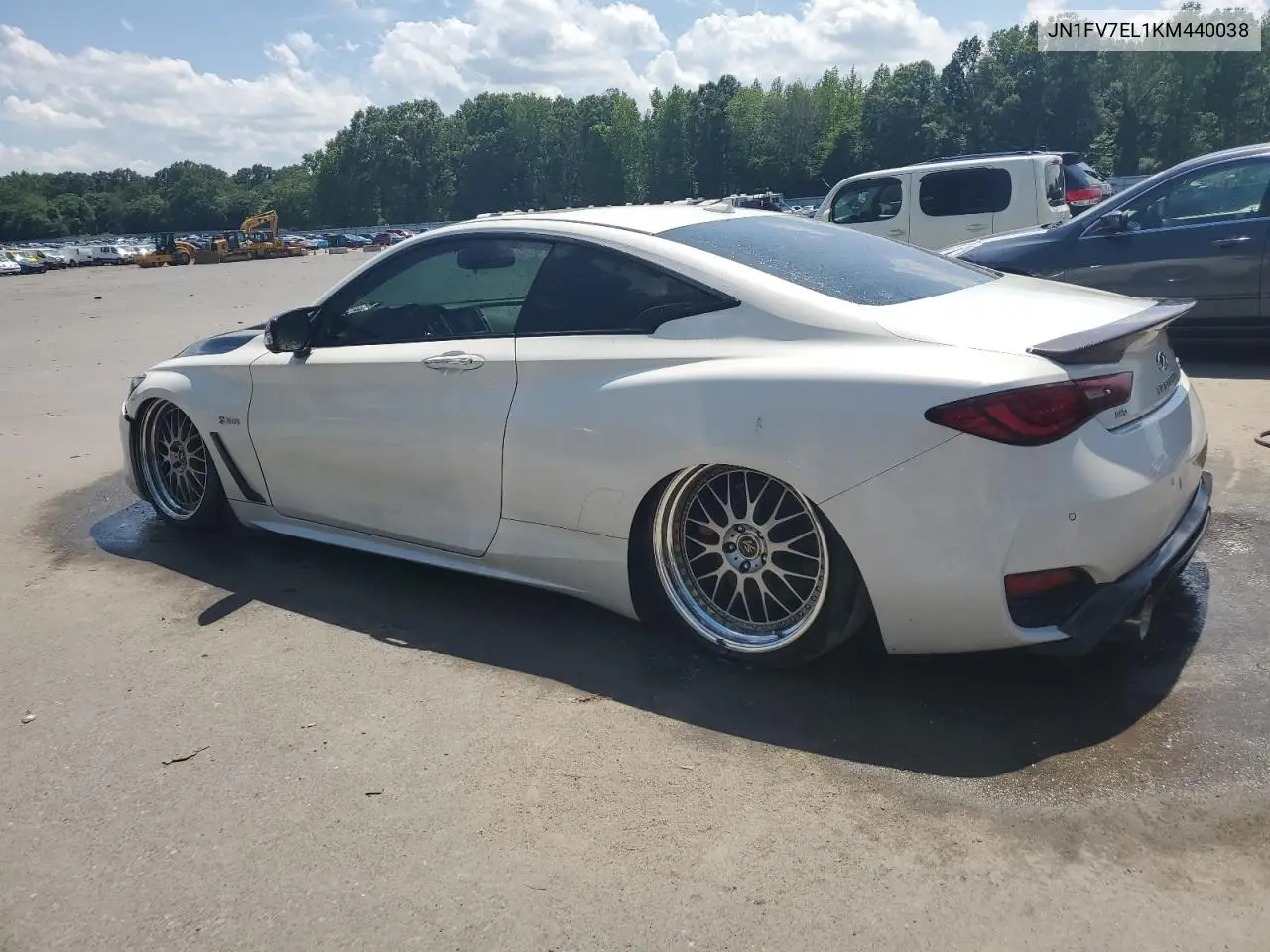 2019 Infiniti Q60 Red Sport 400 VIN: JN1FV7EL1KM440038 Lot: 59357055