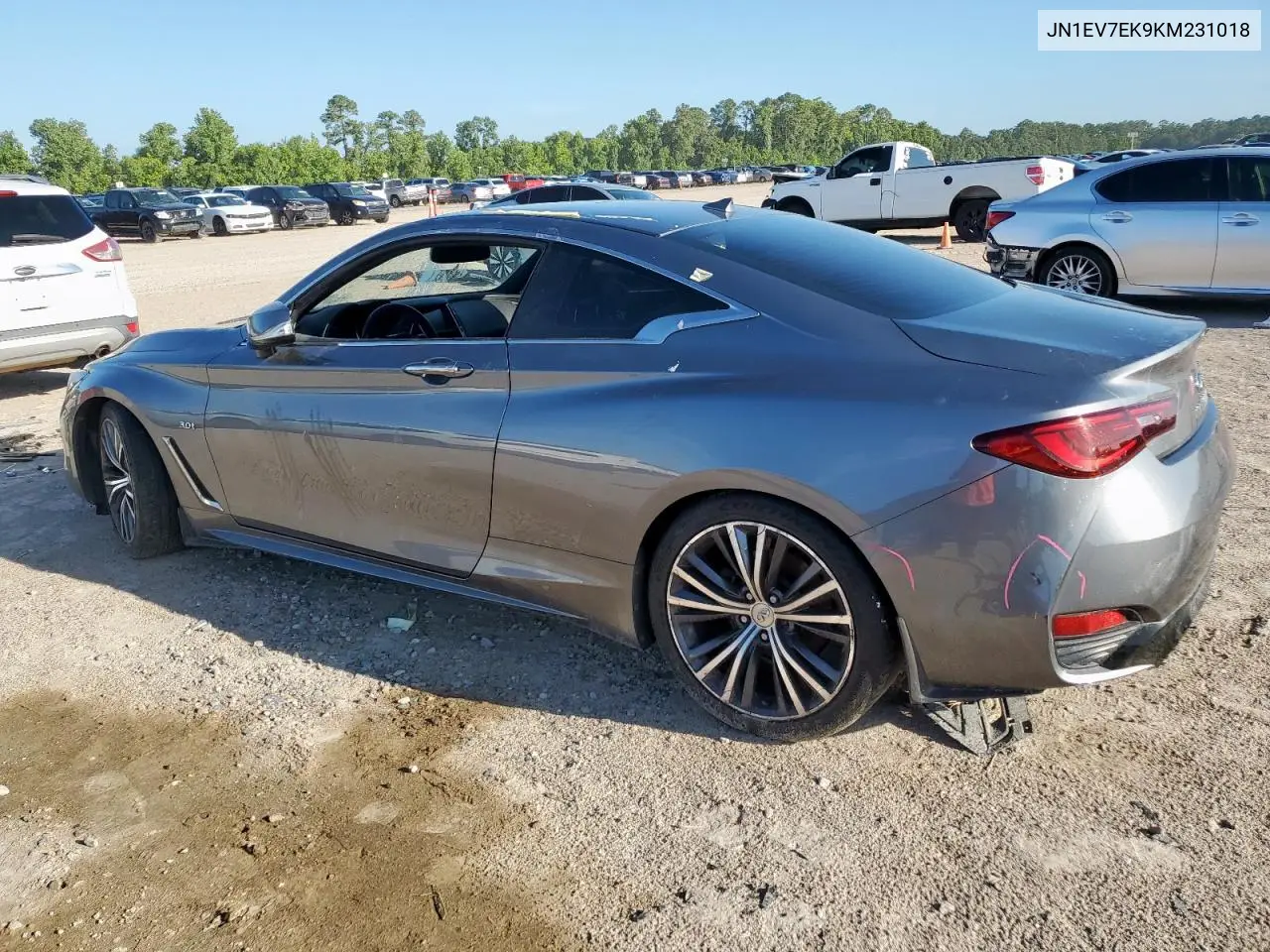 2019 Infiniti Q60 Pure VIN: JN1EV7EK9KM231018 Lot: 61675695