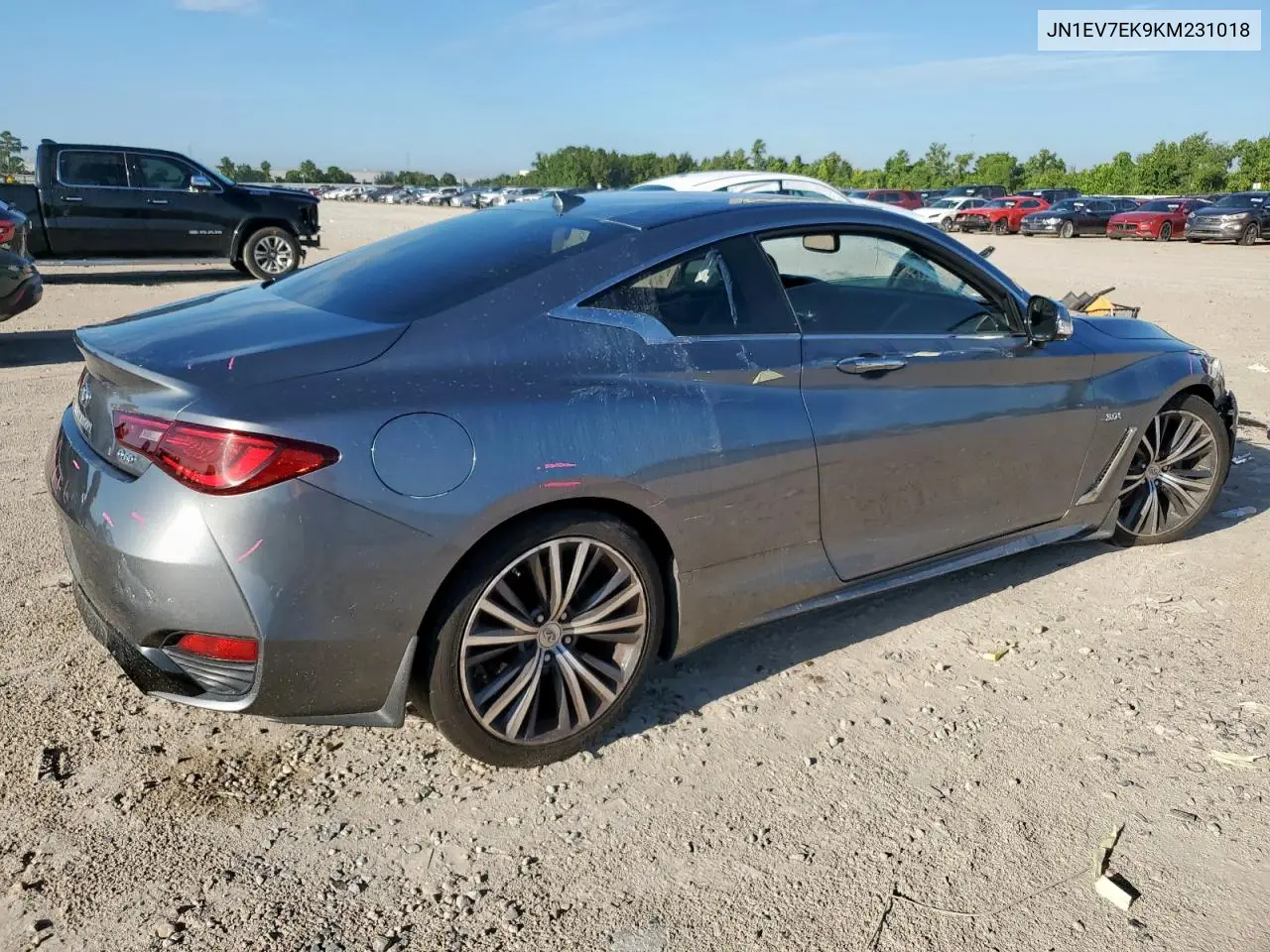 2019 Infiniti Q60 Pure VIN: JN1EV7EK9KM231018 Lot: 61675695
