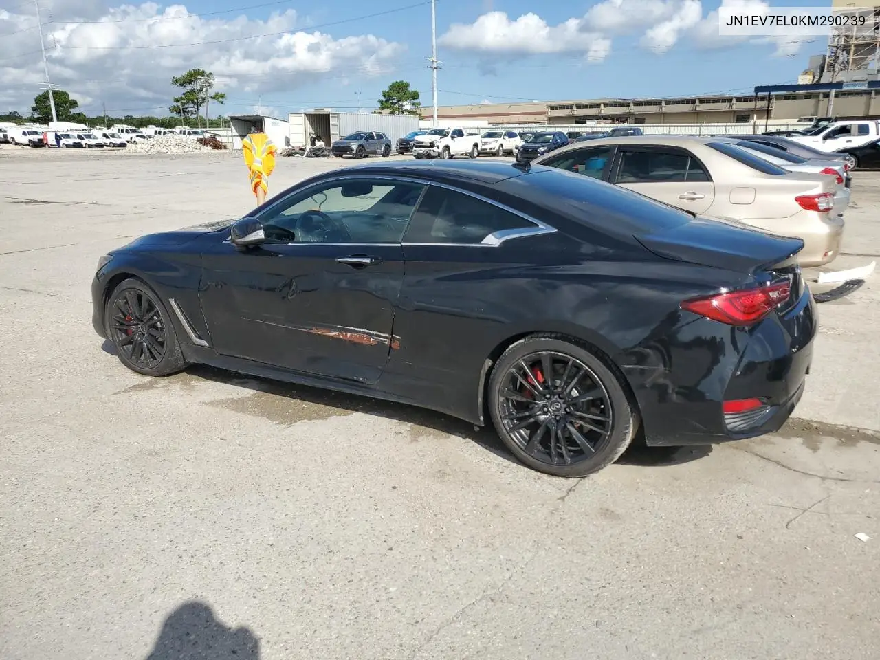 2019 Infiniti Q60 Pure VIN: JN1EV7EL0KM290239 Lot: 62305015