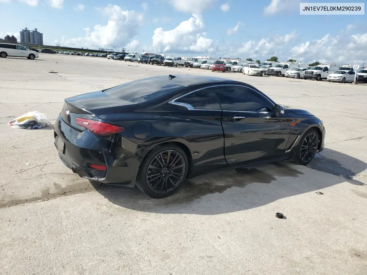 2019 Infiniti Q60 Pure VIN: JN1EV7EL0KM290239 Lot: 62305015