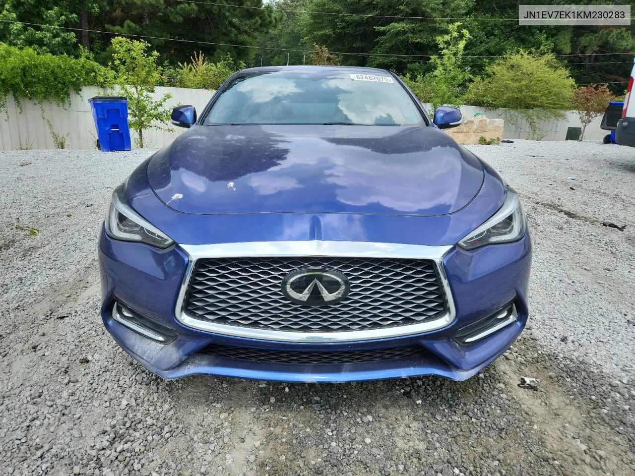 2019 Infiniti Q60 Pure VIN: JN1EV7EK1KM230283 Lot: 62482075