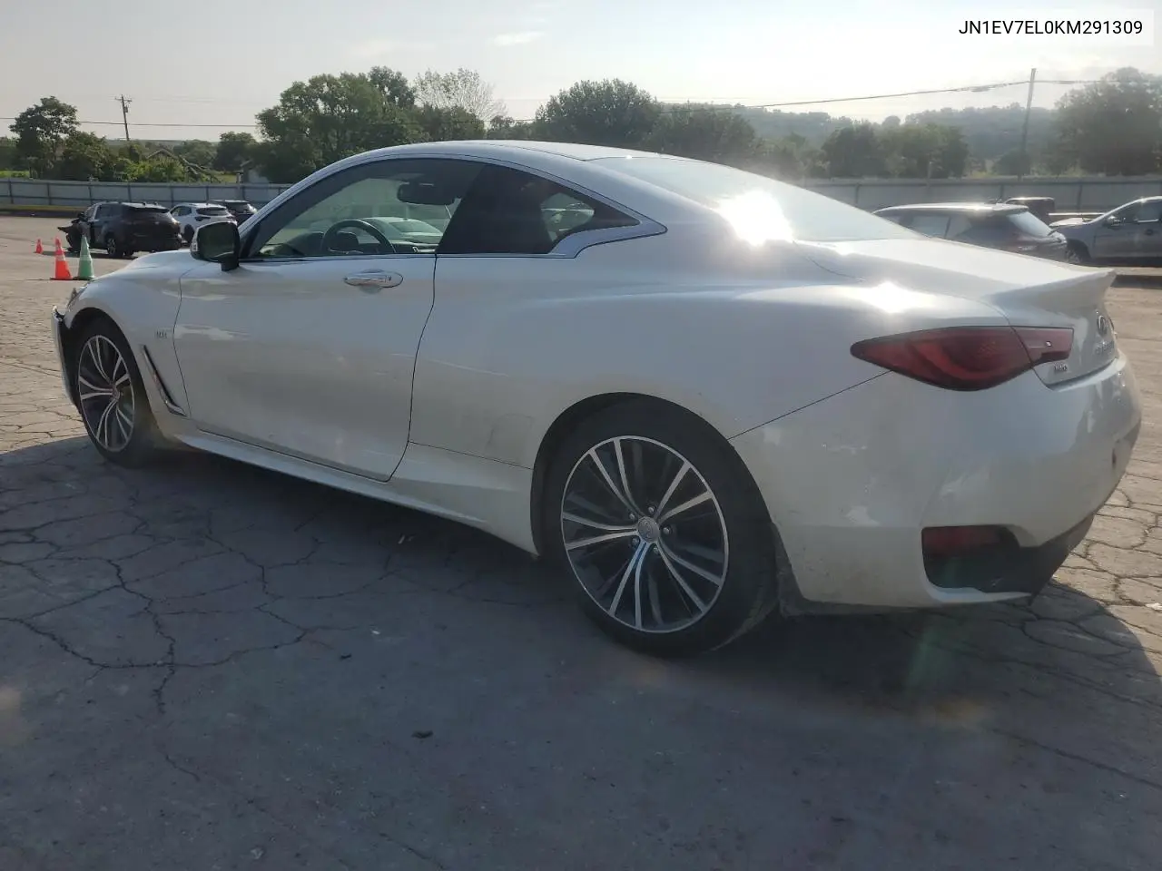 2019 Infiniti Q60 Pure VIN: JN1EV7EL0KM291309 Lot: 62583745