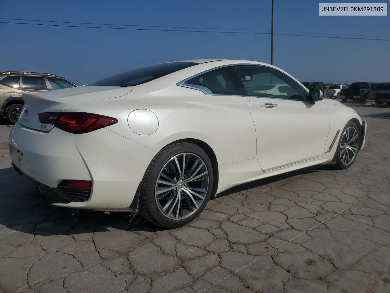 2019 Infiniti Q60 Pure VIN: JN1EV7EL0KM291309 Lot: 62583745