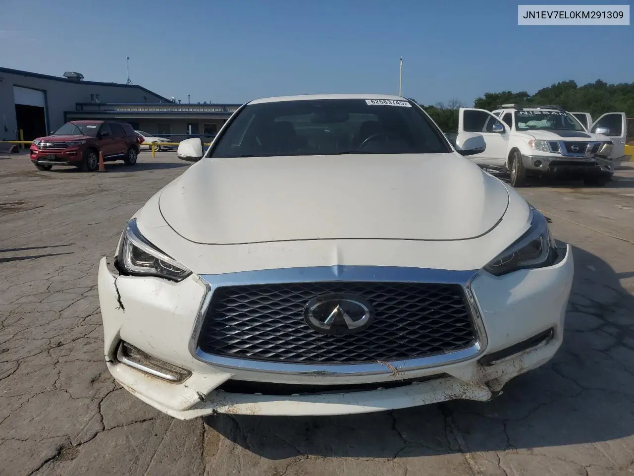 2019 Infiniti Q60 Pure VIN: JN1EV7EL0KM291309 Lot: 62583745