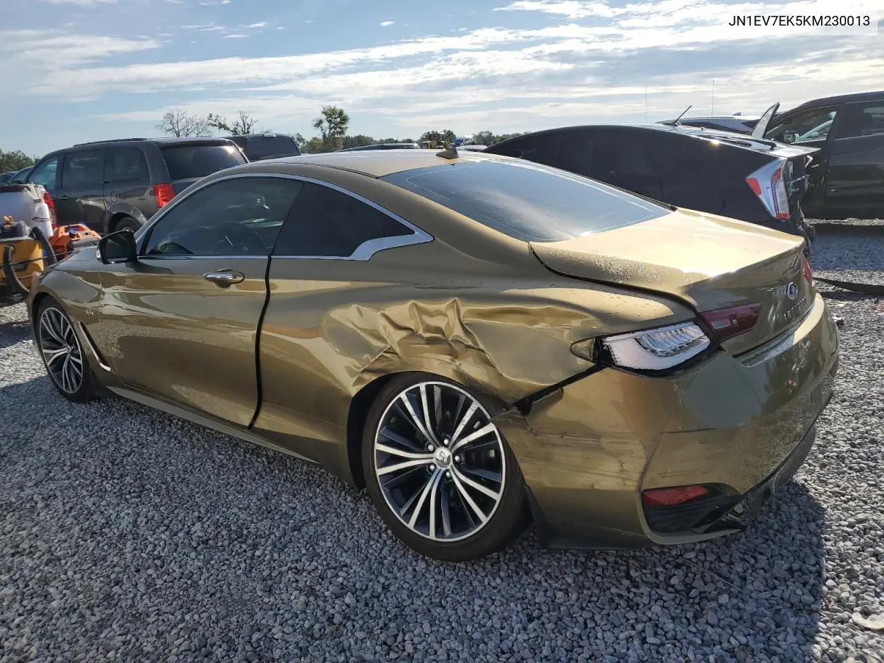 2019 Infiniti Q60 Pure VIN: JN1EV7EK5KM230013 Lot: 62633145