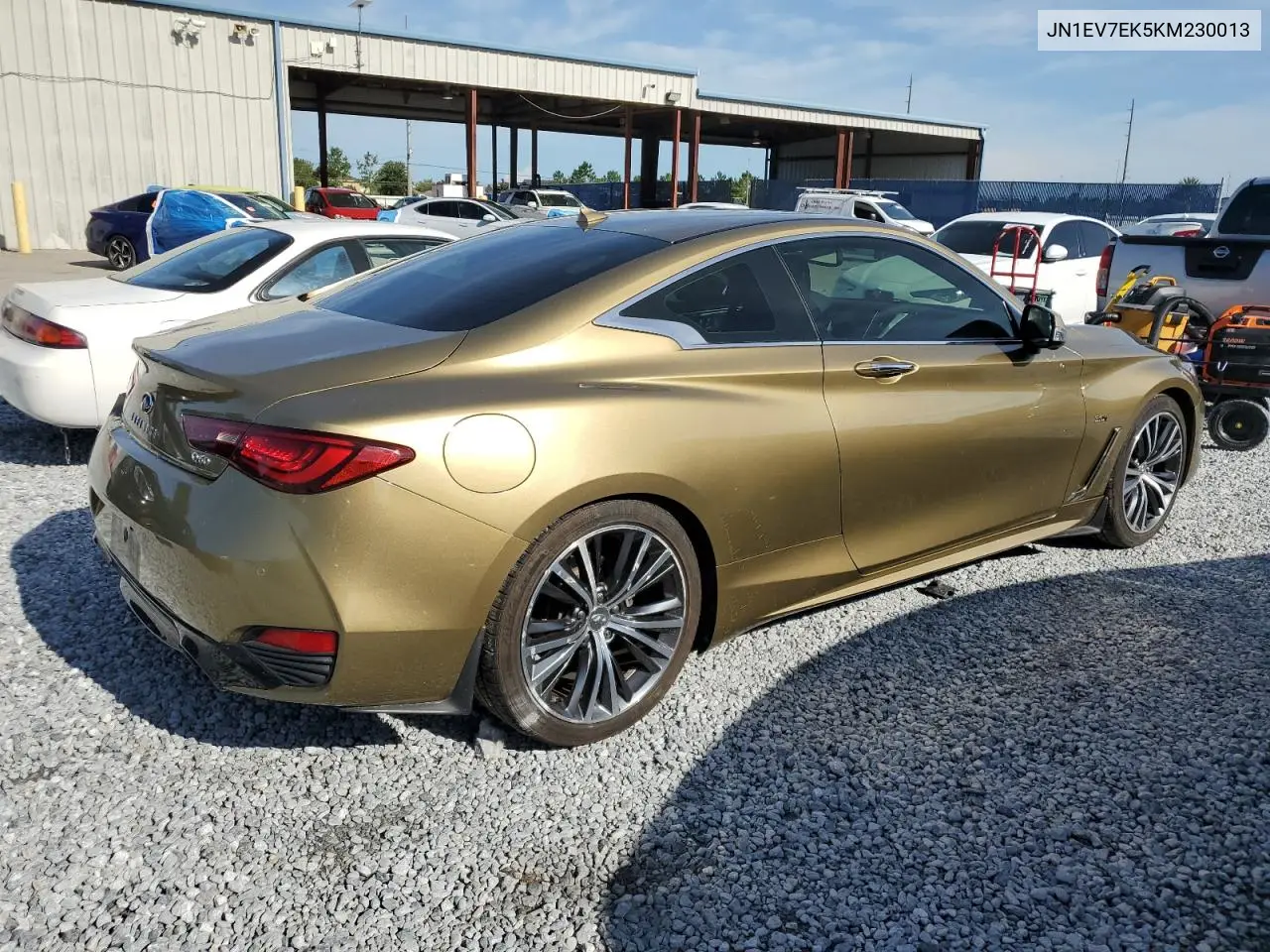 2019 Infiniti Q60 Pure VIN: JN1EV7EK5KM230013 Lot: 62633145