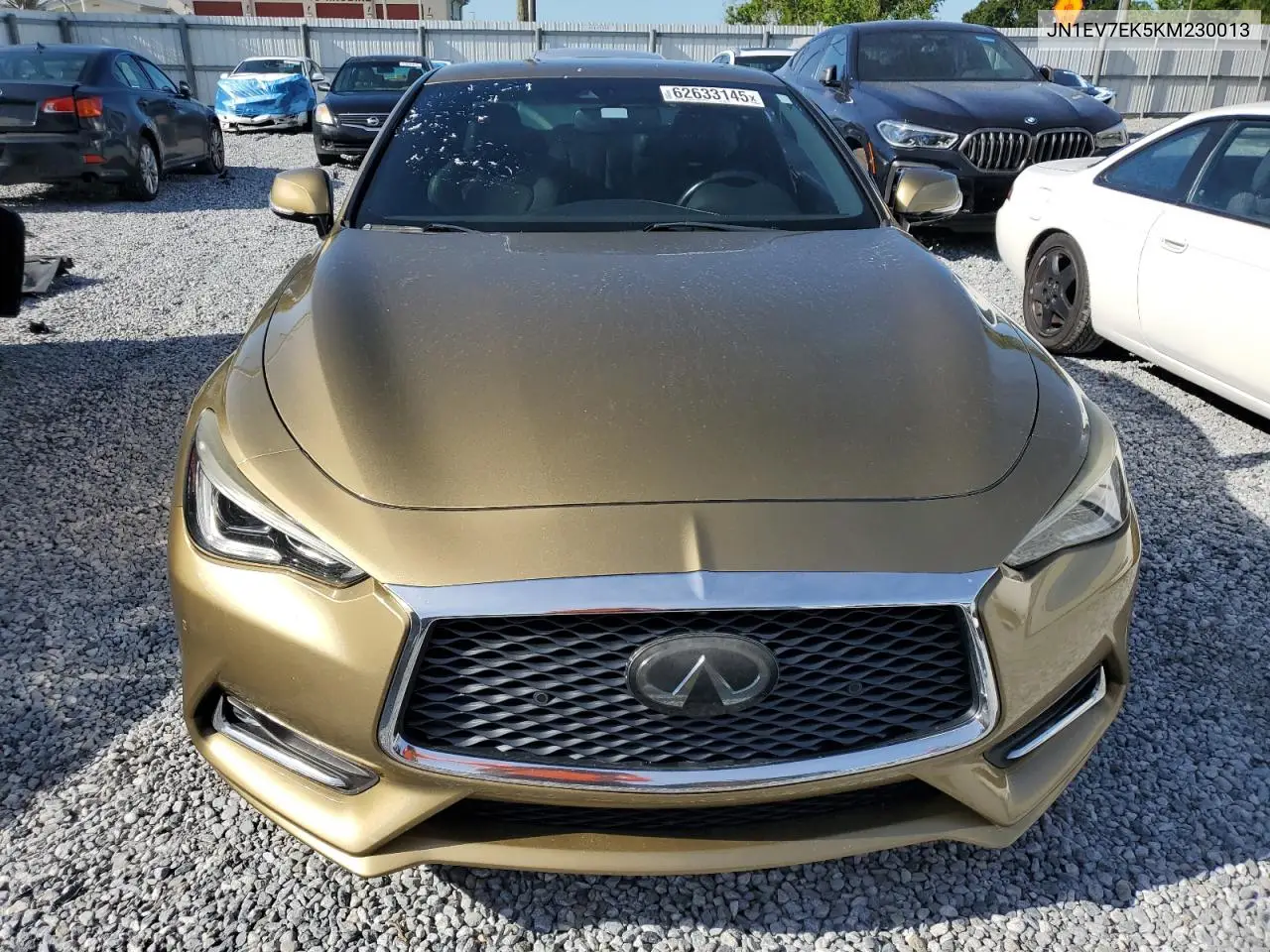 2019 Infiniti Q60 Pure VIN: JN1EV7EK5KM230013 Lot: 62633145