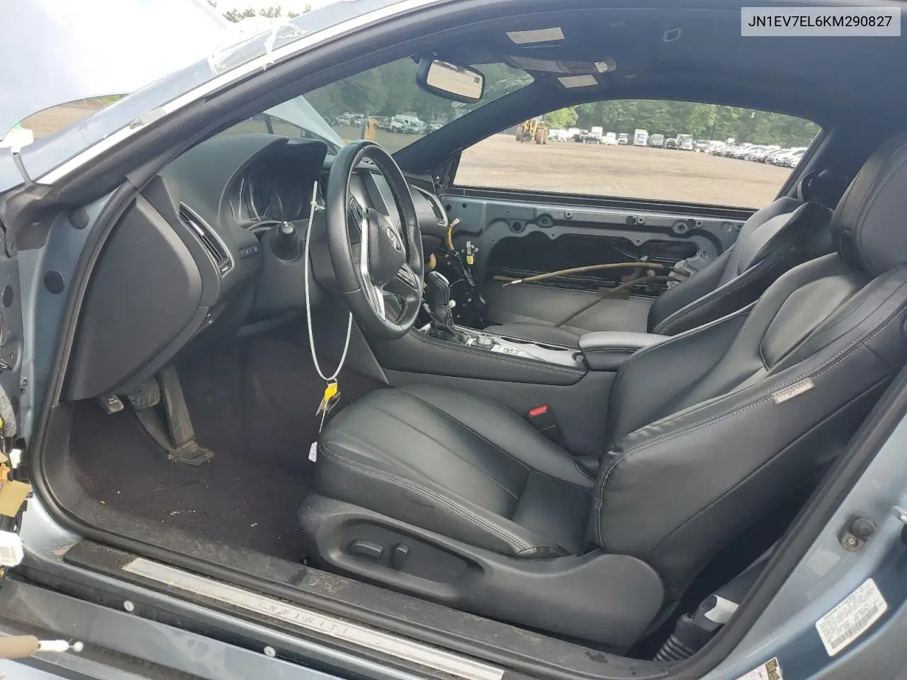 2019 Infiniti Q60 Pure VIN: JN1EV7EL6KM290827 Lot: 63299165