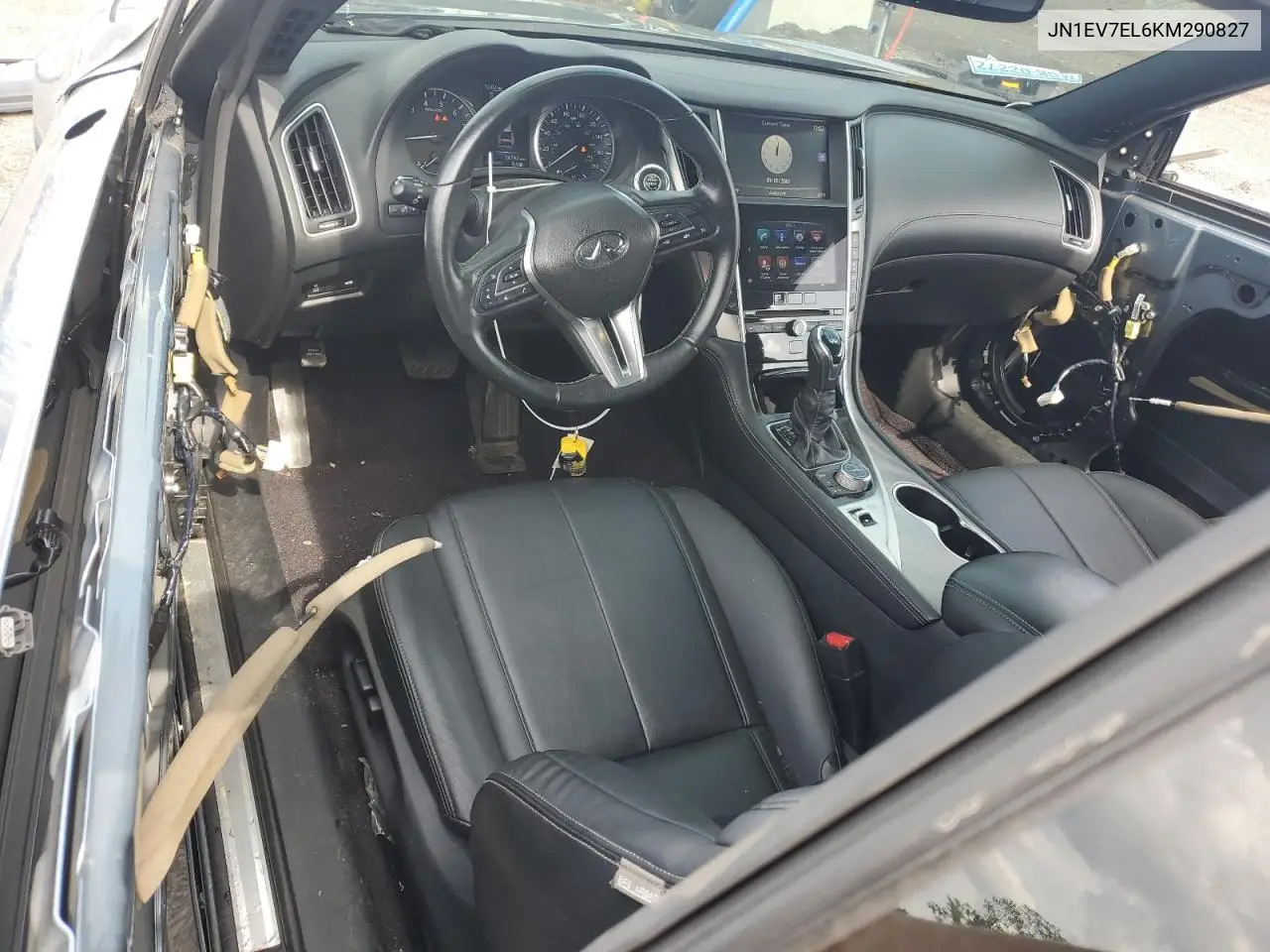 2019 Infiniti Q60 Pure VIN: JN1EV7EL6KM290827 Lot: 63299165