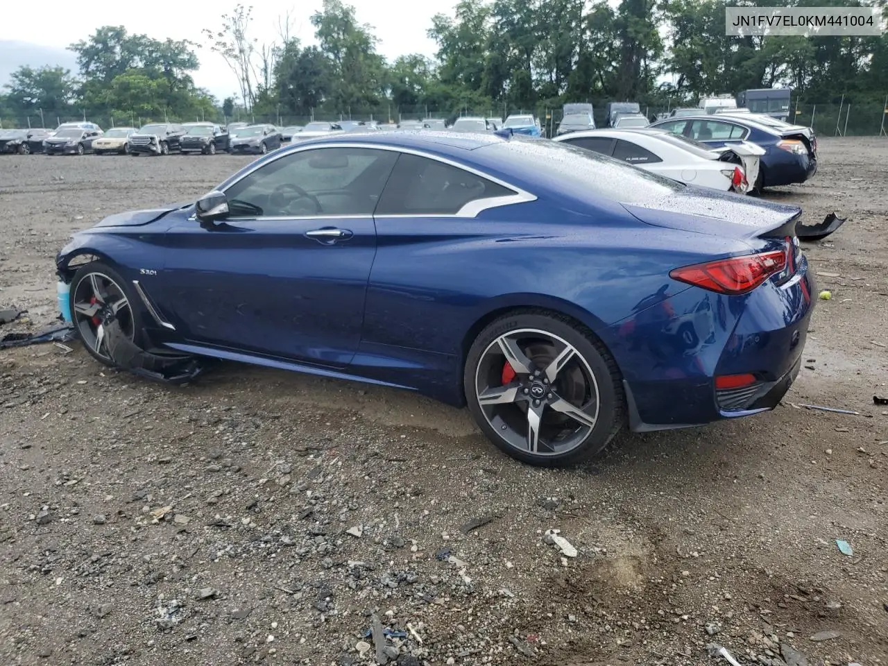 2019 Infiniti Q60 Red Sport 400 VIN: JN1FV7EL0KM441004 Lot: 64215285