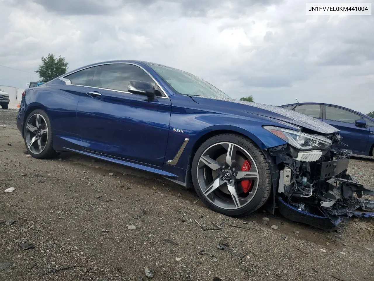 2019 Infiniti Q60 Red Sport 400 VIN: JN1FV7EL0KM441004 Lot: 64215285