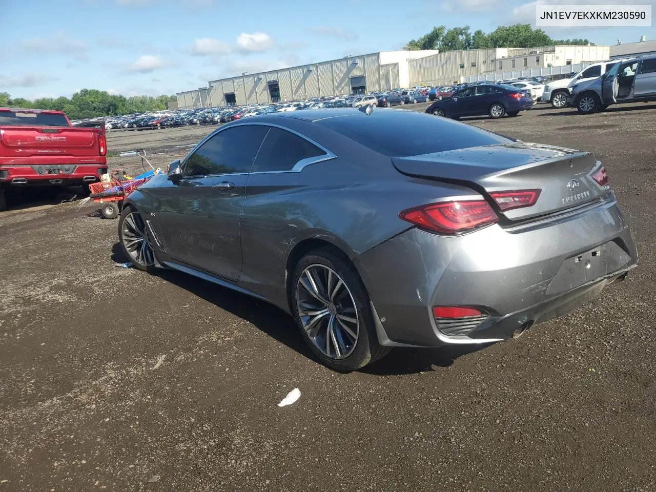 2019 Infiniti Q60 Pure VIN: JN1EV7EKXKM230590 Lot: 64450555