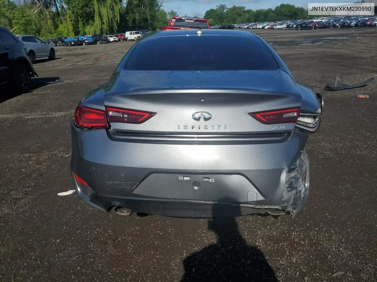 2019 Infiniti Q60 Pure VIN: JN1EV7EKXKM230590 Lot: 64450555