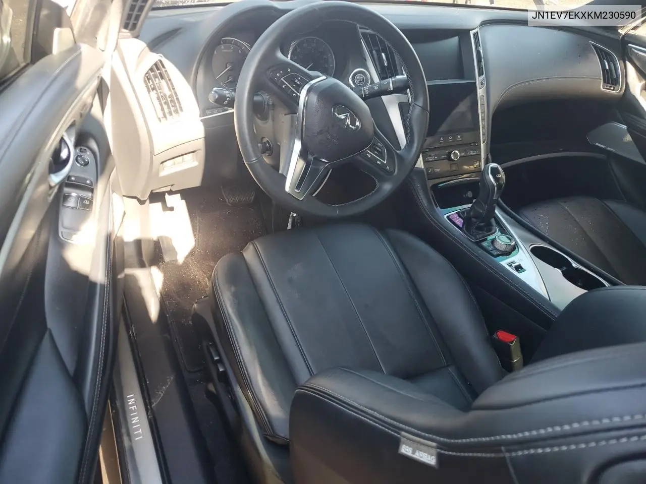 2019 Infiniti Q60 Pure VIN: JN1EV7EKXKM230590 Lot: 64450555