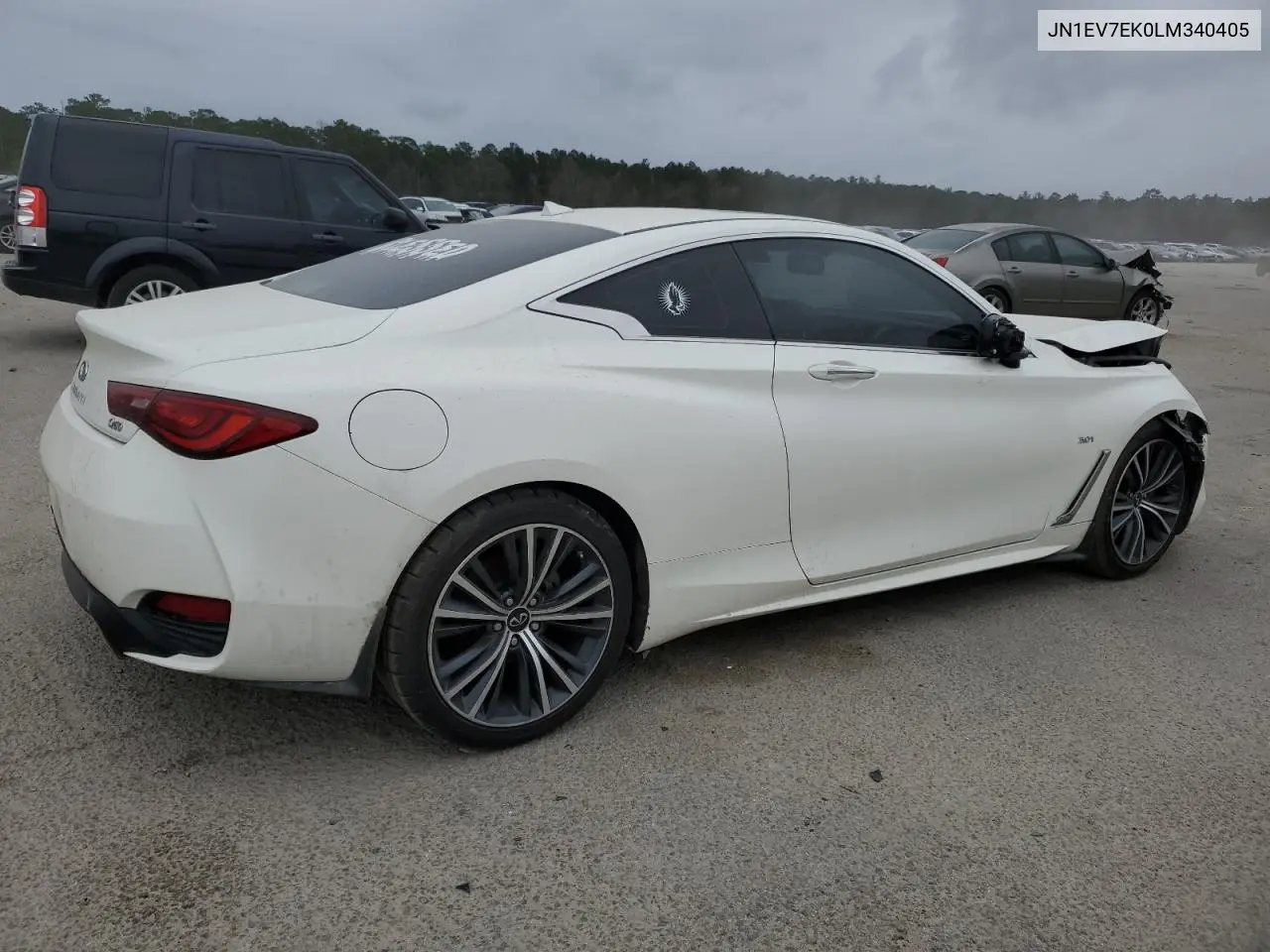 2020 Infiniti Q60 Pure VIN: JN1EV7EK0LM340405 Lot: 47387225