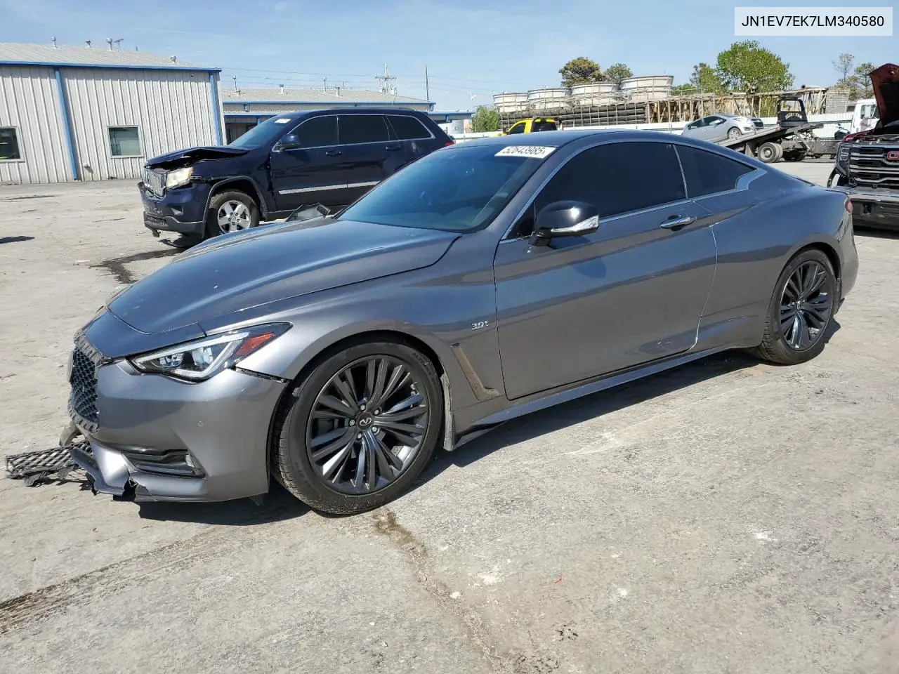 2020 Infiniti Q60 Pure VIN: JN1EV7EK7LM340580 Lot: 52643985