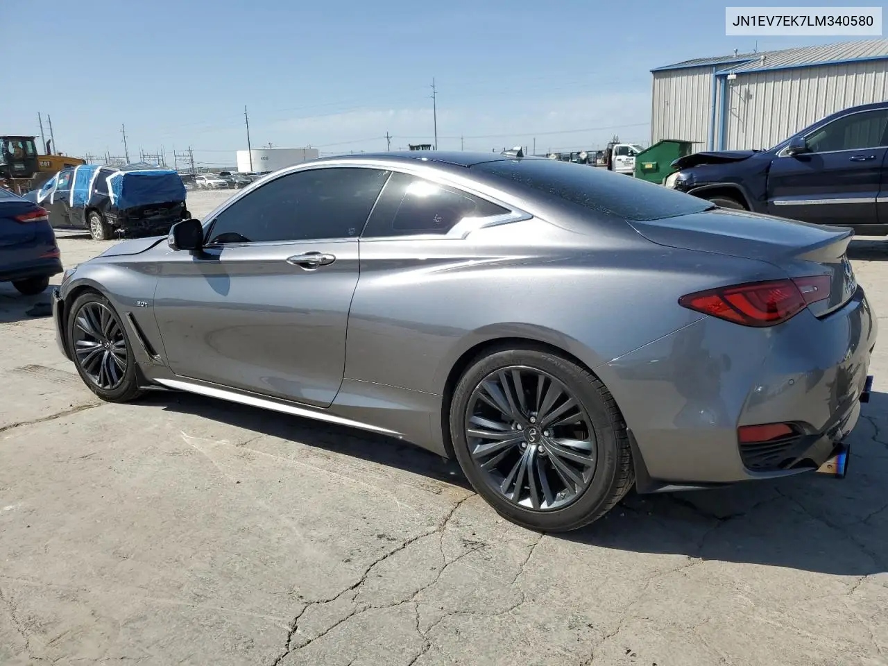 2020 Infiniti Q60 Pure VIN: JN1EV7EK7LM340580 Lot: 52643985