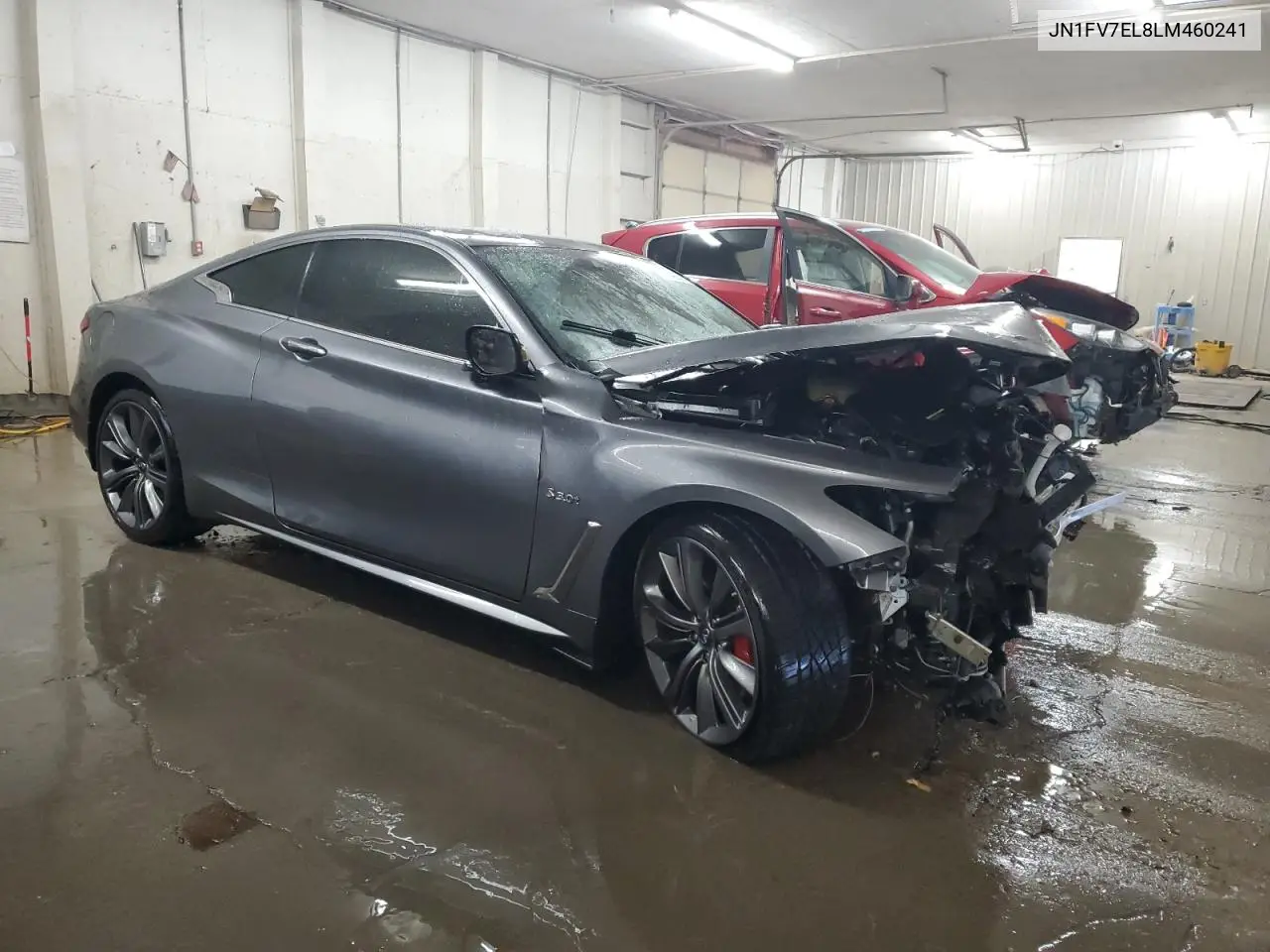 2020 Infiniti Q60 Red Sport 400 VIN: JN1FV7EL8LM460241 Lot: 56134255