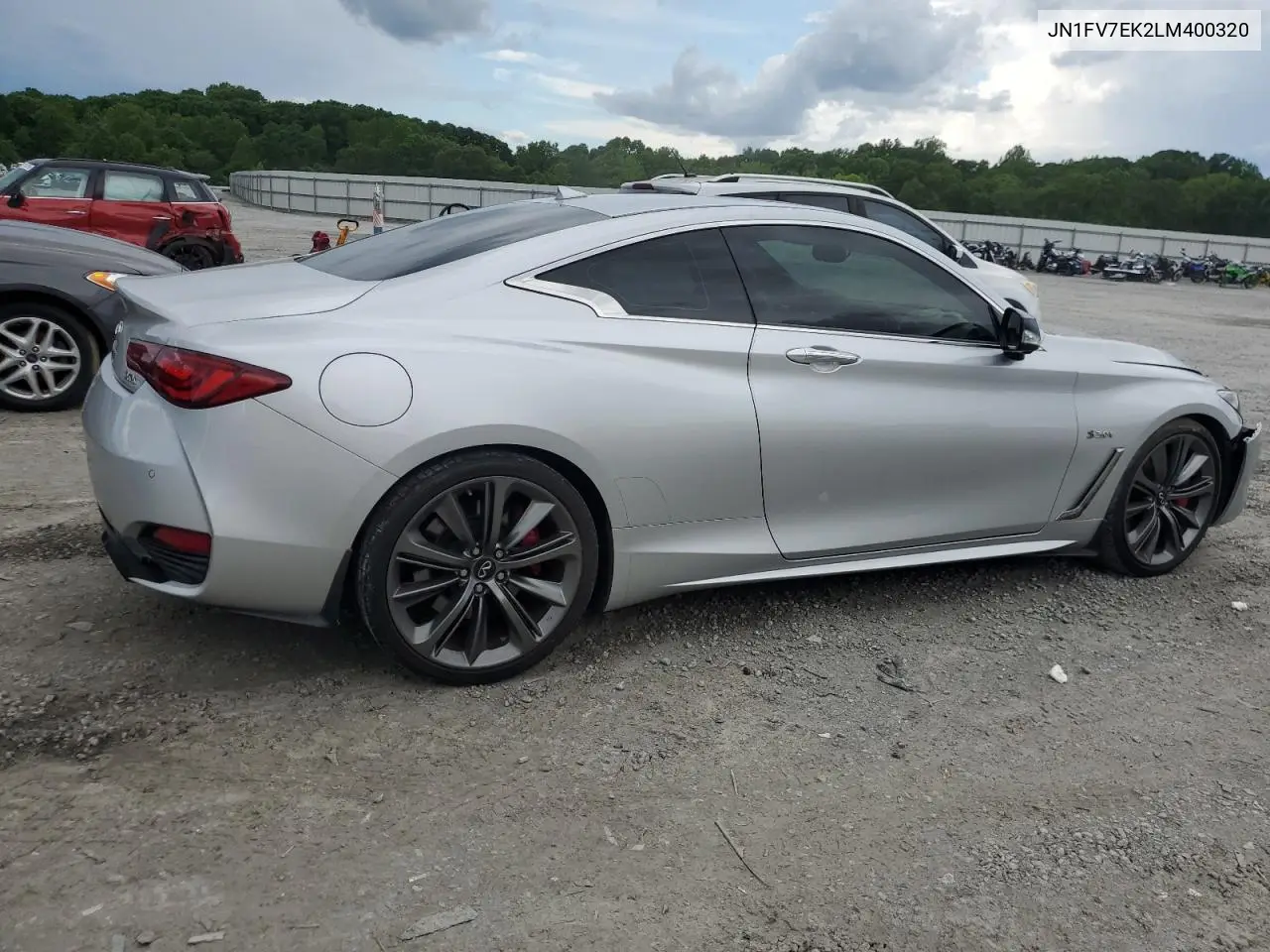 2020 Infiniti Q60 Red Sport 400 VIN: JN1FV7EK2LM400320 Lot: 56799905