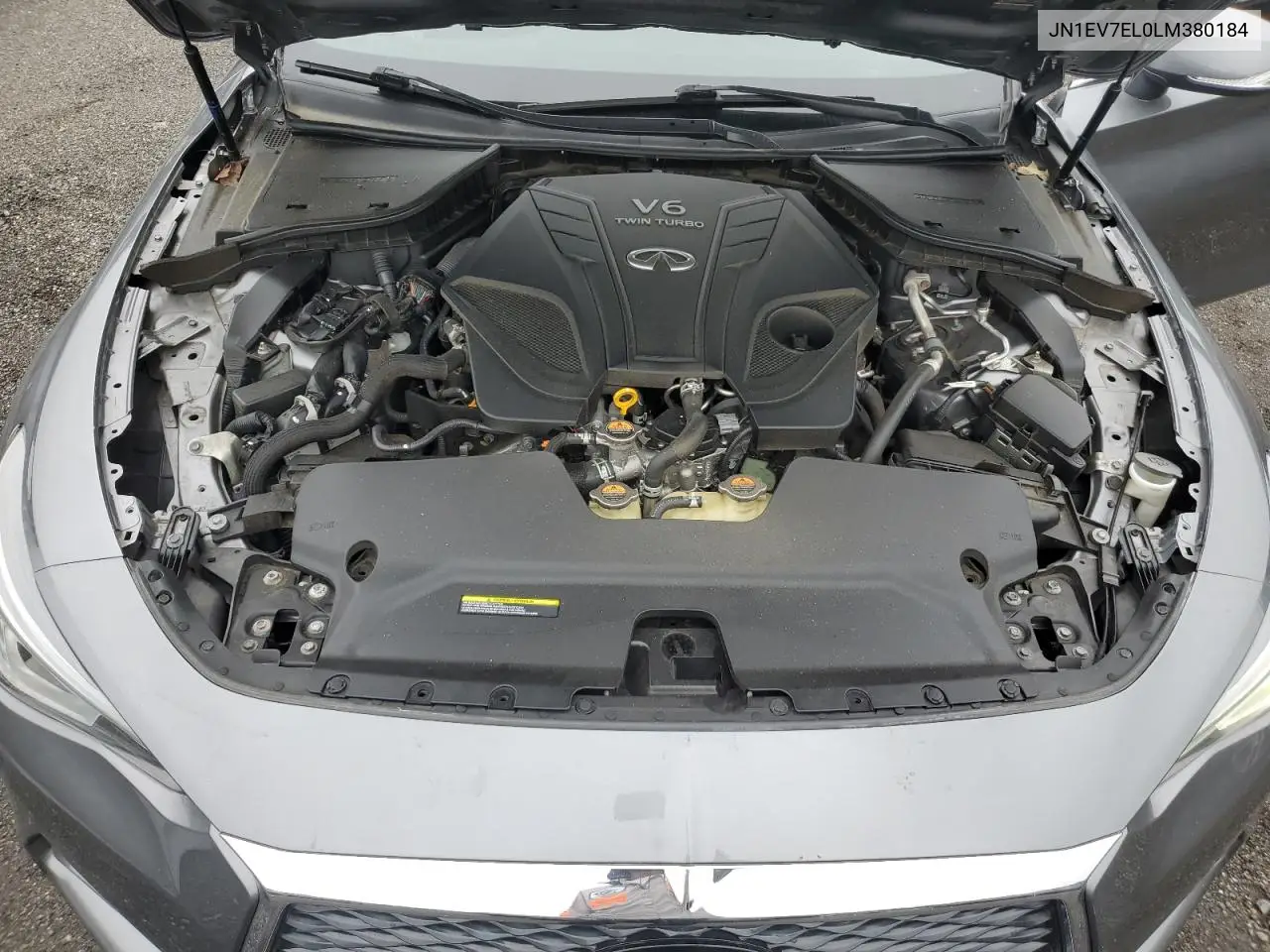 2020 Infiniti Q60 Pure VIN: JN1EV7EL0LM380184 Lot: 60270265