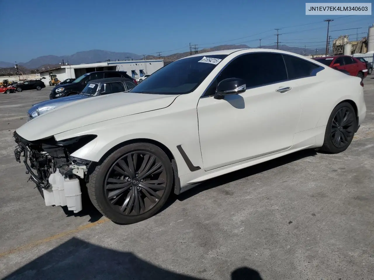 2020 Infiniti Q60 Pure VIN: JN1EV7EK4LM340603 Lot: 61554215