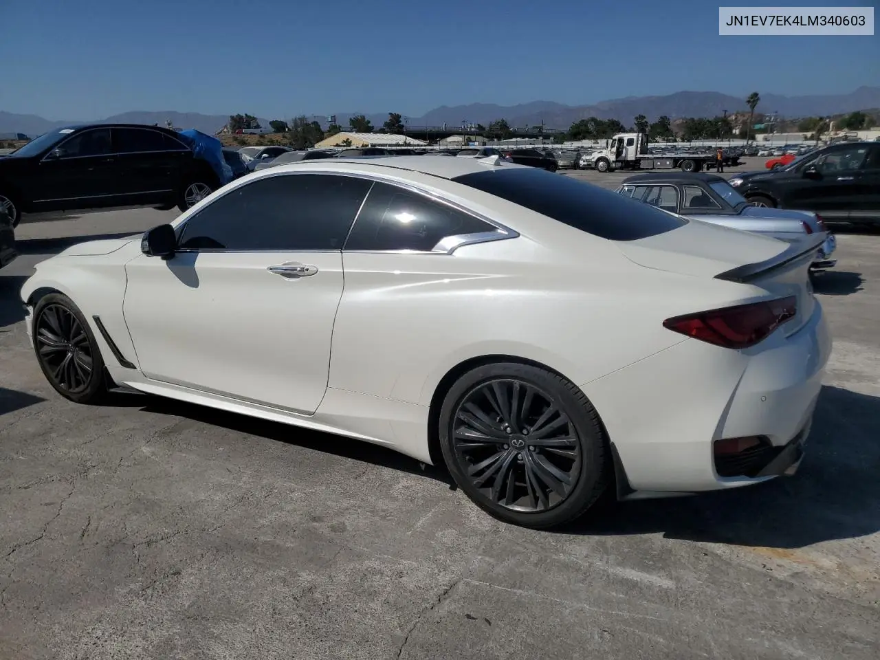 2020 Infiniti Q60 Pure VIN: JN1EV7EK4LM340603 Lot: 61554215