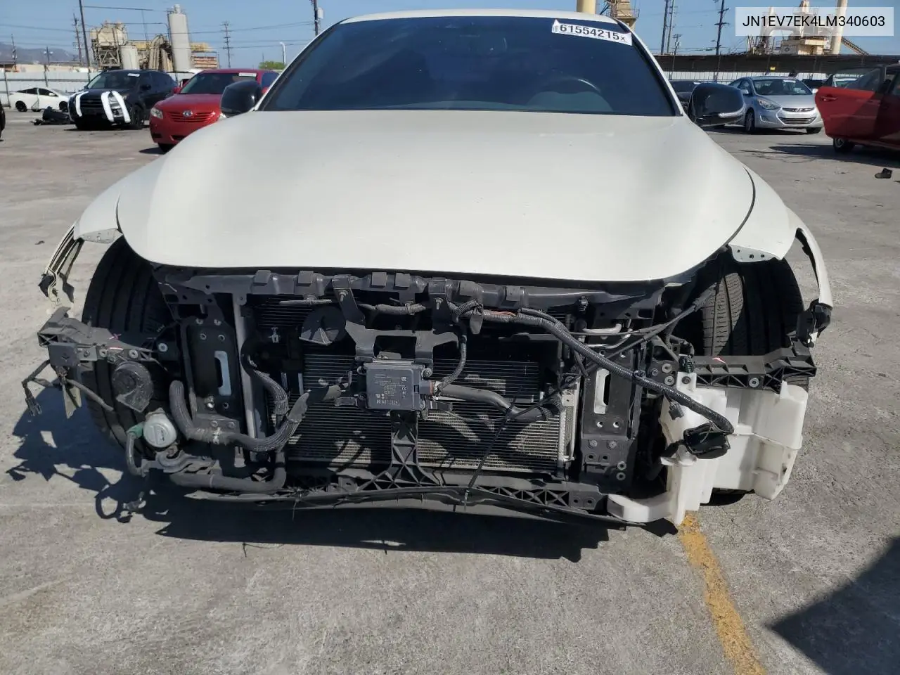2020 Infiniti Q60 Pure VIN: JN1EV7EK4LM340603 Lot: 61554215