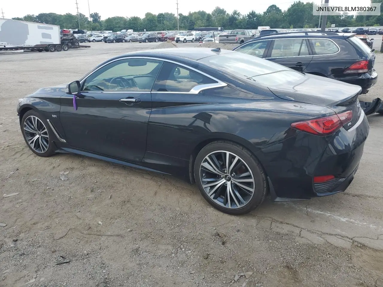 2020 Infiniti Q60 Pure VIN: JN1EV7EL8LM380367 Lot: 62454945
