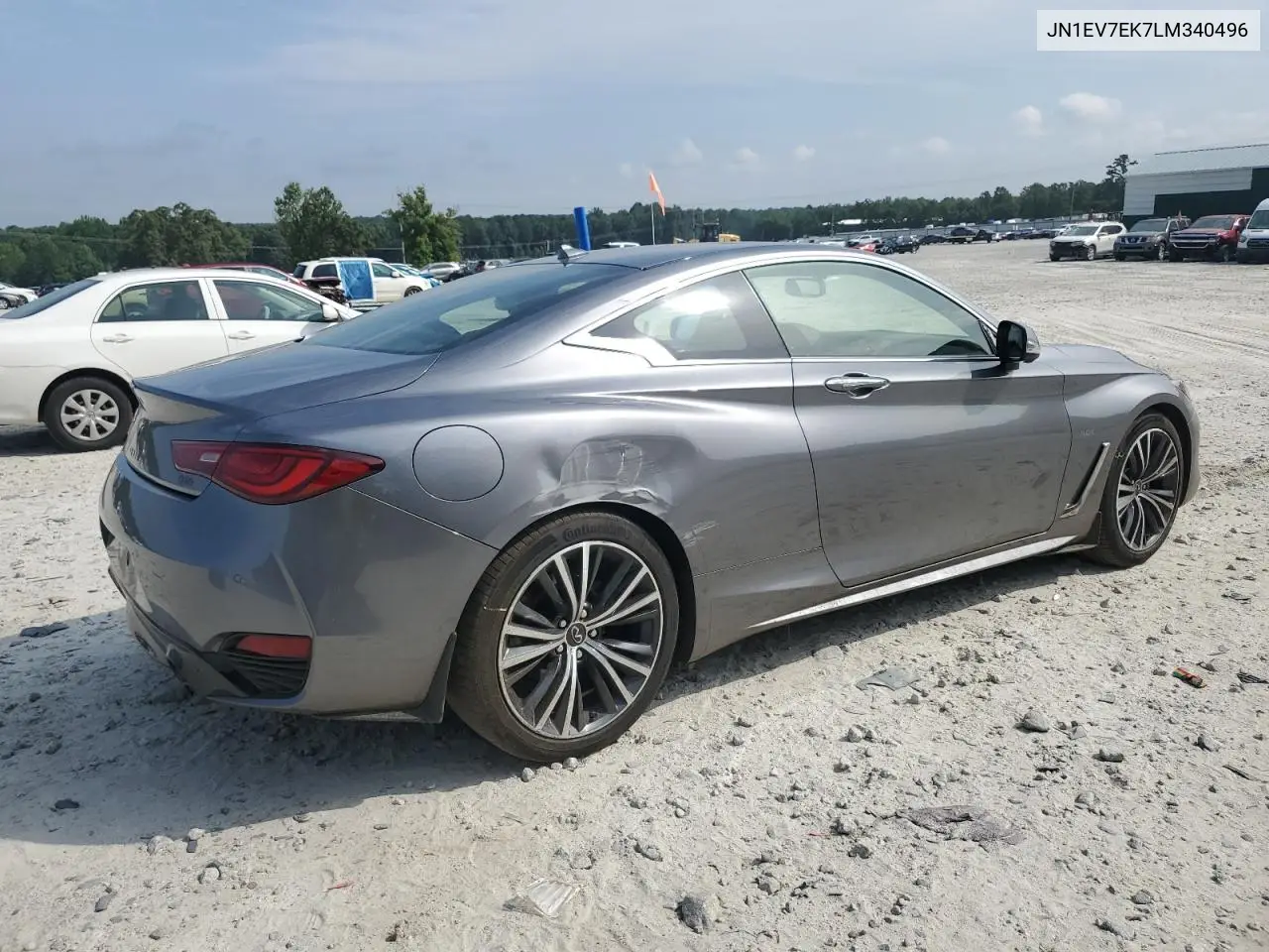 2020 Infiniti Q60 Pure VIN: JN1EV7EK7LM340496 Lot: 62842175