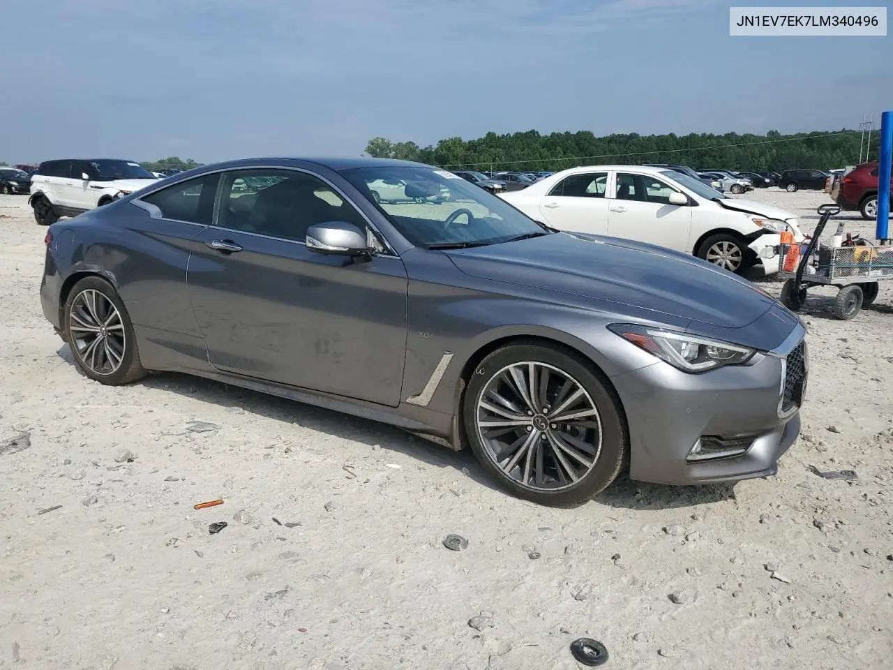 2020 Infiniti Q60 Pure VIN: JN1EV7EK7LM340496 Lot: 62842175