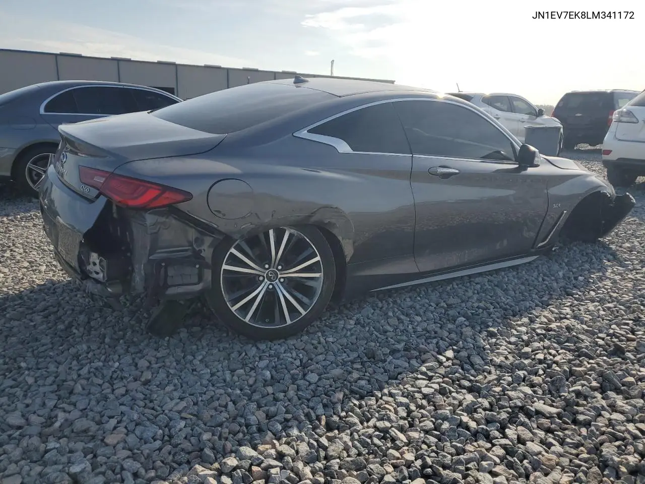 2020 Infiniti Q60 Pure VIN: JN1EV7EK8LM341172 Lot: 64258855