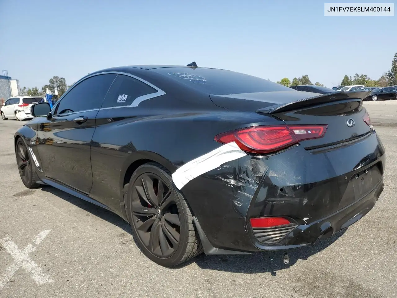 2020 Infiniti Q60 Red Sport 400 VIN: JN1FV7EK8LM400144 Lot: 64699895