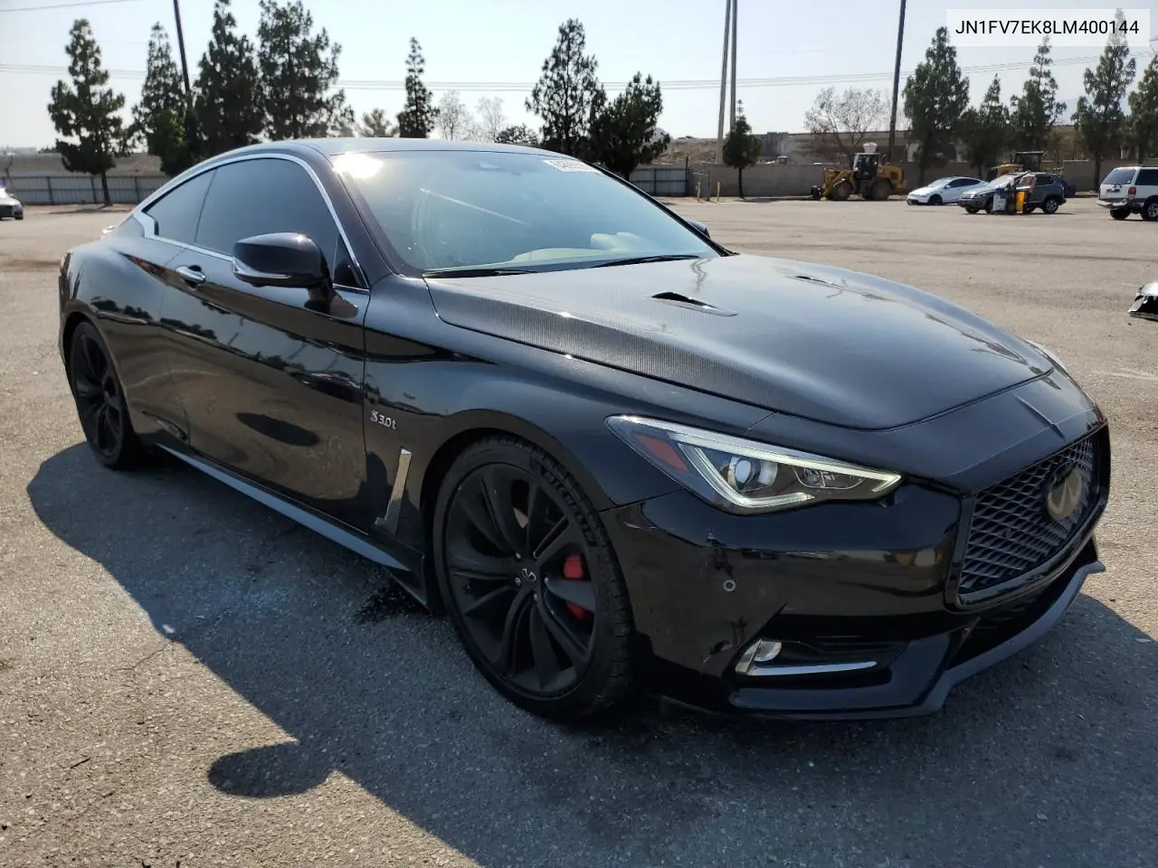 2020 Infiniti Q60 Red Sport 400 VIN: JN1FV7EK8LM400144 Lot: 64699895