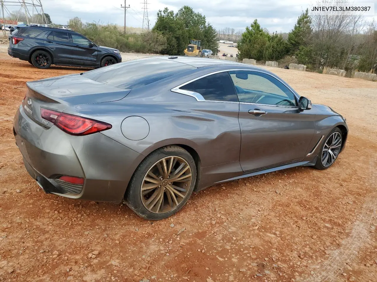 2020 Infiniti Q60 Pure VIN: JN1EV7EL3LM380387 Lot: 68202014