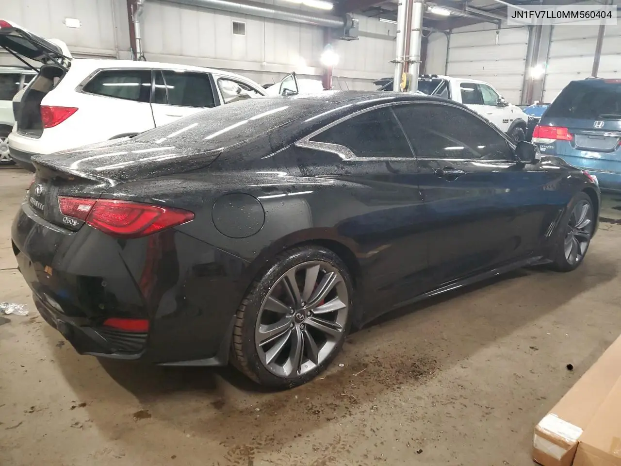 2021 Infiniti Q60 Red Sport 400 VIN: JN1FV7LL0MM560404 Lot: 44274605