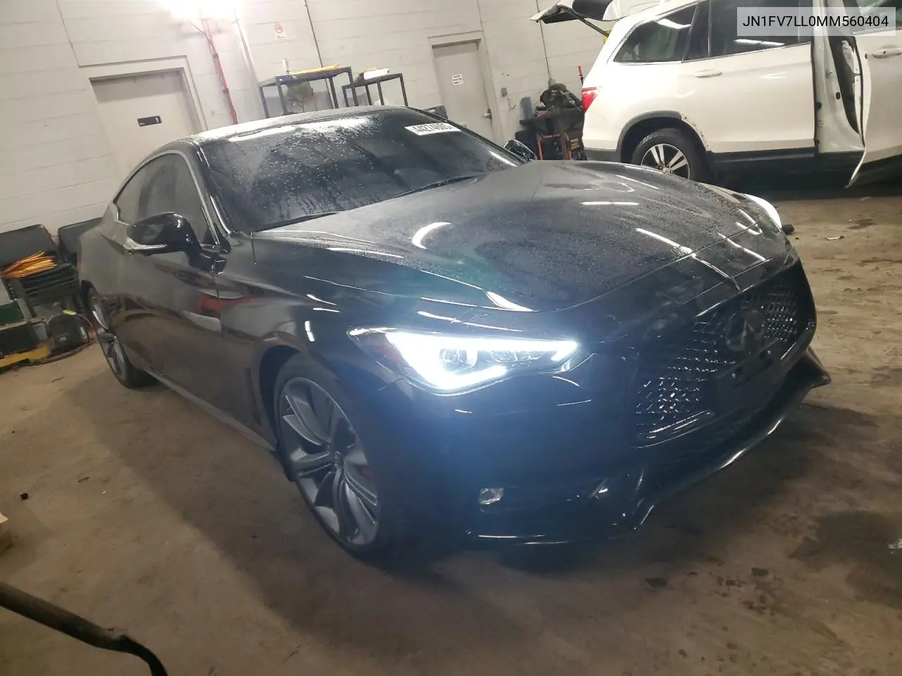 2021 Infiniti Q60 Red Sport 400 VIN: JN1FV7LL0MM560404 Lot: 44274605