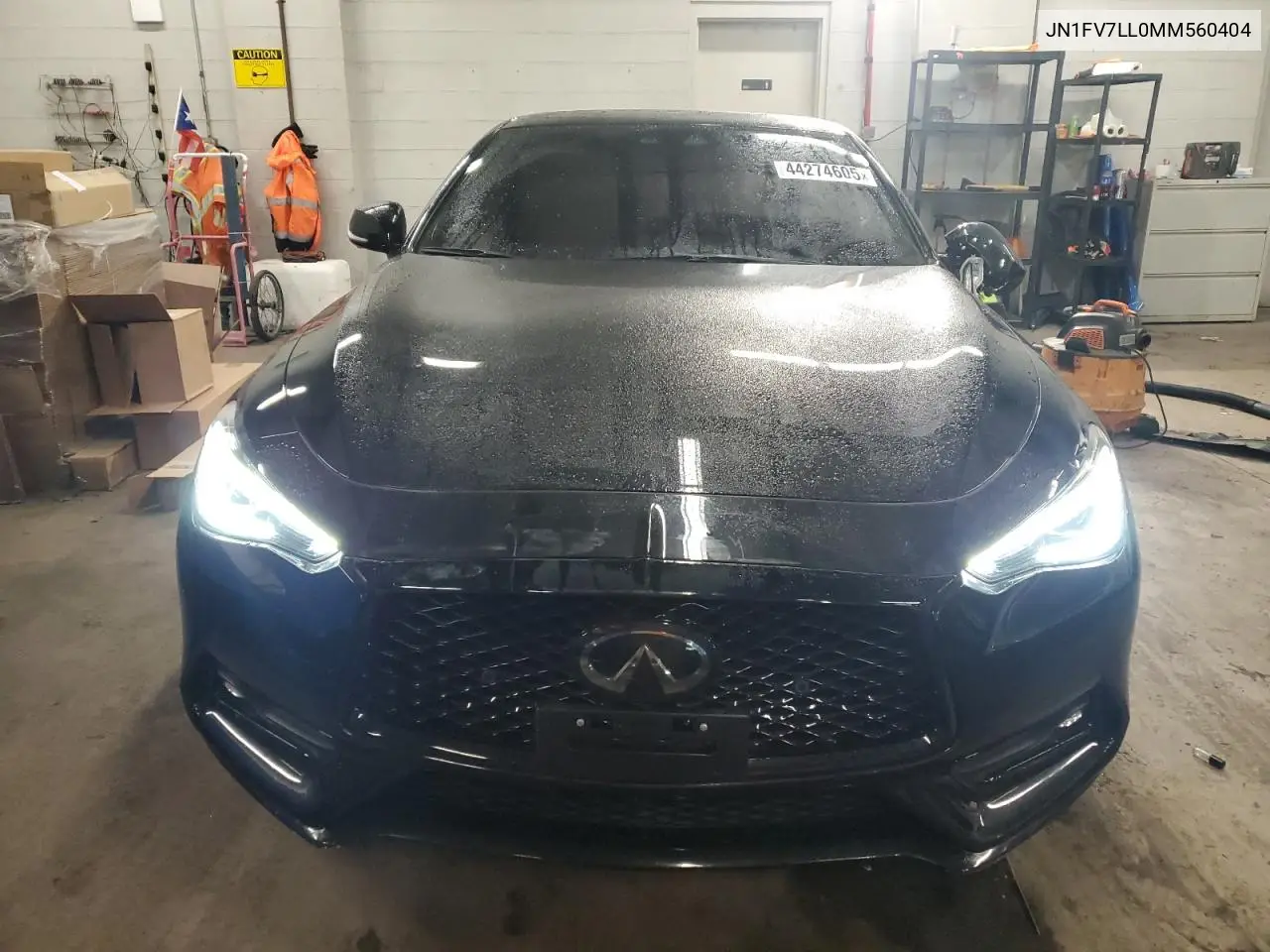 2021 Infiniti Q60 Red Sport 400 VIN: JN1FV7LL0MM560404 Lot: 44274605