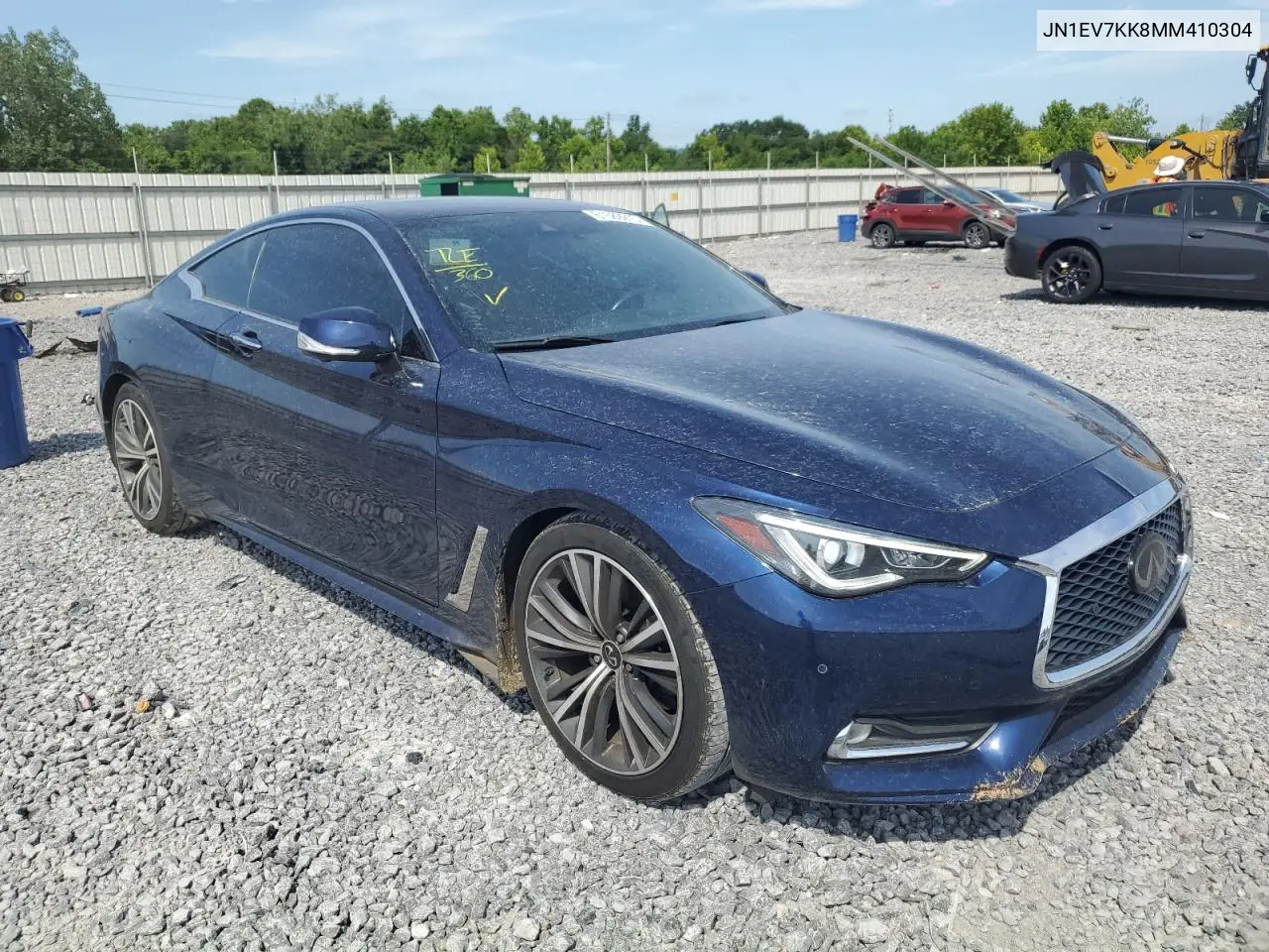 2021 Infiniti Q60 Luxe VIN: JN1EV7KK8MM410304 Lot: 61589215