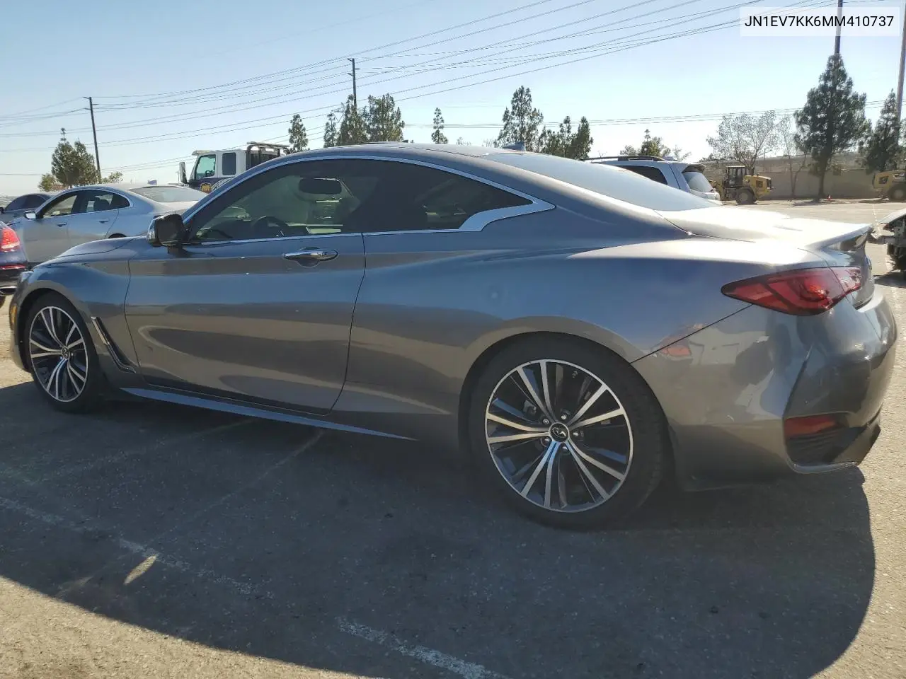 2021 Infiniti Q60 Luxe VIN: JN1EV7KK6MM410737 Lot: 63256755