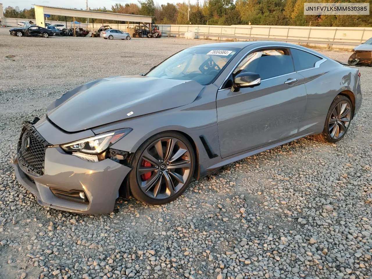 jn1fv7lk5mm530385 JN1FV7LK5MM530385 2021 Infiniti Q60 Red Sport 400