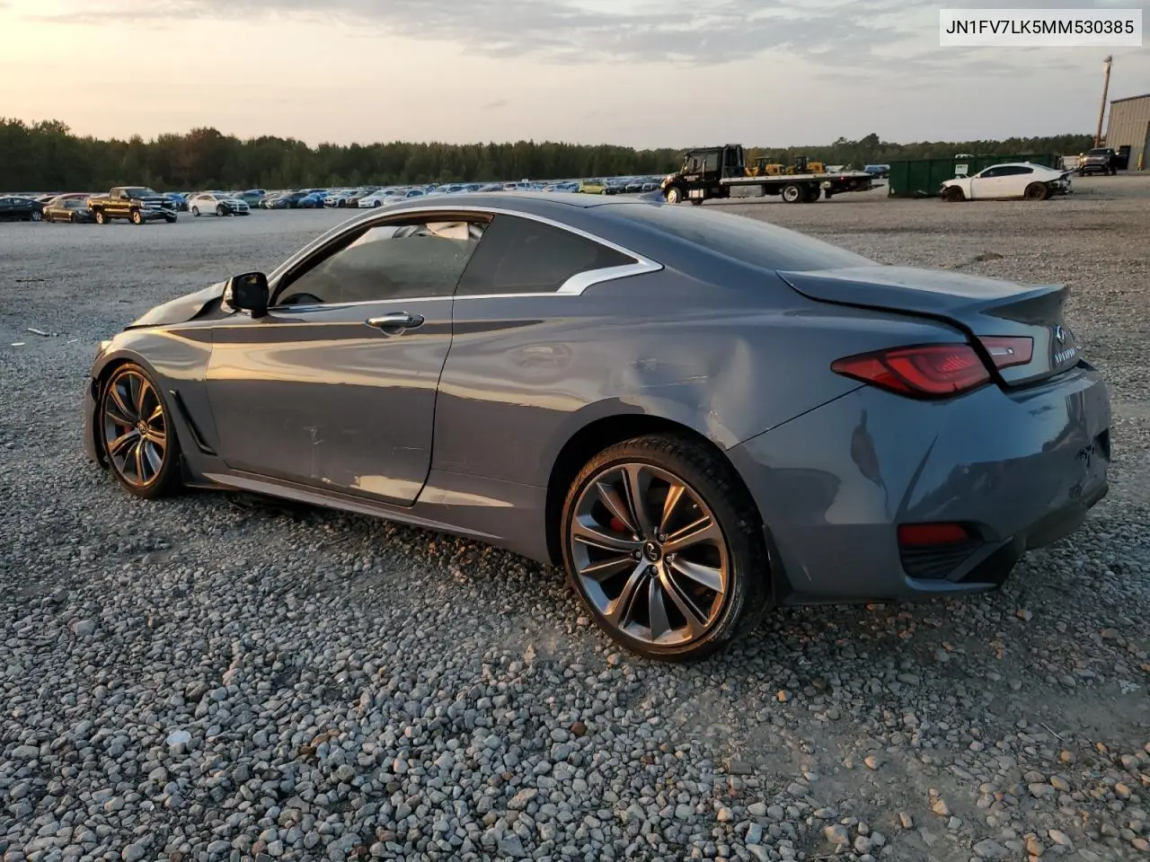 jn1fv7lk5mm530385 JN1FV7LK5MM530385 2021 Infiniti Q60 Red Sport 400