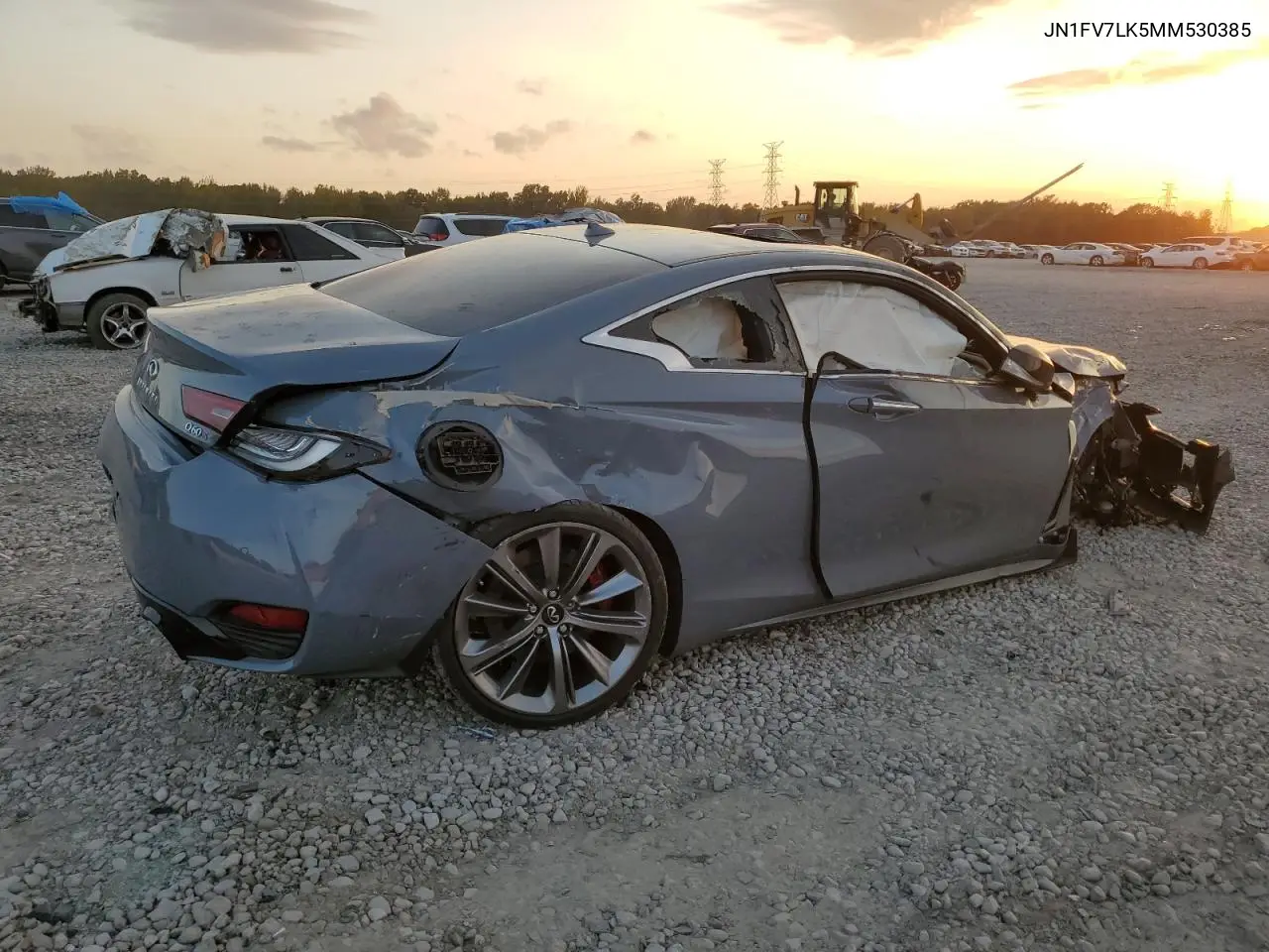 jn1fv7lk5mm530385 JN1FV7LK5MM530385 2021 Infiniti Q60 Red Sport 400