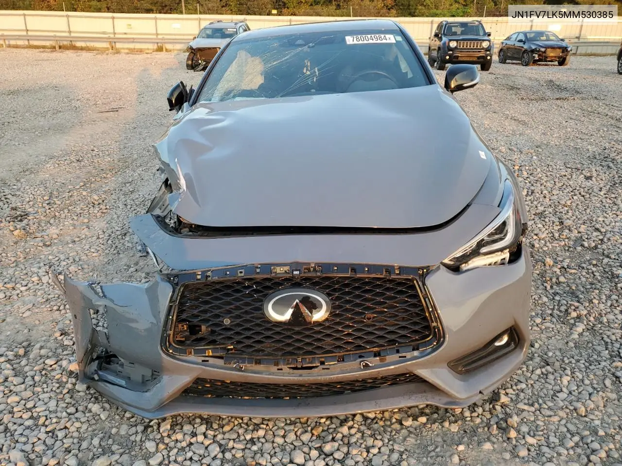 jn1fv7lk5mm530385 JN1FV7LK5MM530385 2021 Infiniti Q60 Red Sport 400