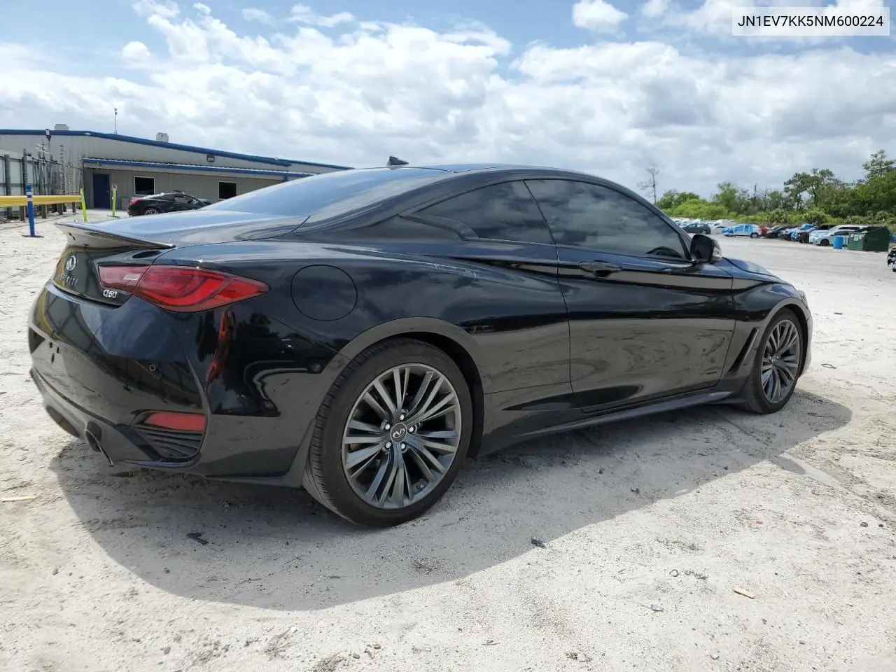 2022 Infiniti Q60 Luxe VIN: JN1EV7KK5NM600224 Lot: 51120885