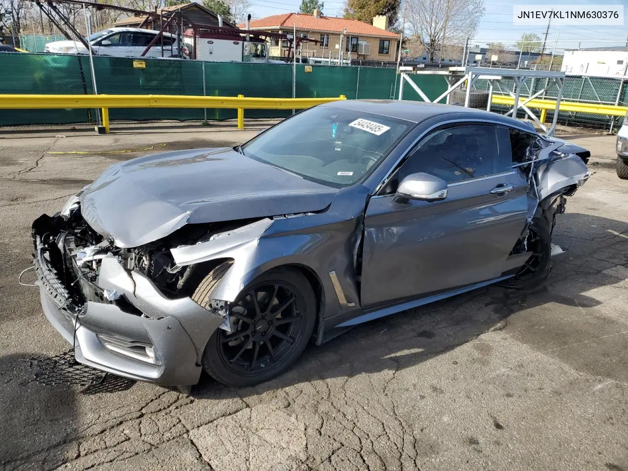 2022 Infiniti Q60 Luxe VIN: JN1EV7KL1NM630376 Lot: 54434485