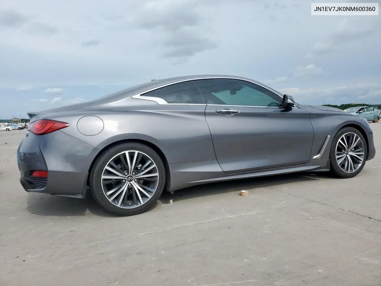 2022 Infiniti Q60 Pure VIN: JN1EV7JK0NM600360 Lot: 58852525