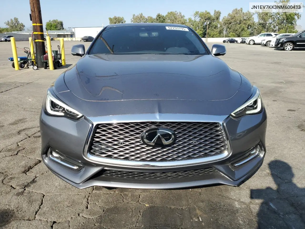 2022 Infiniti Q60 Luxe VIN: JN1EV7KK3NM600433 Lot: 62293795