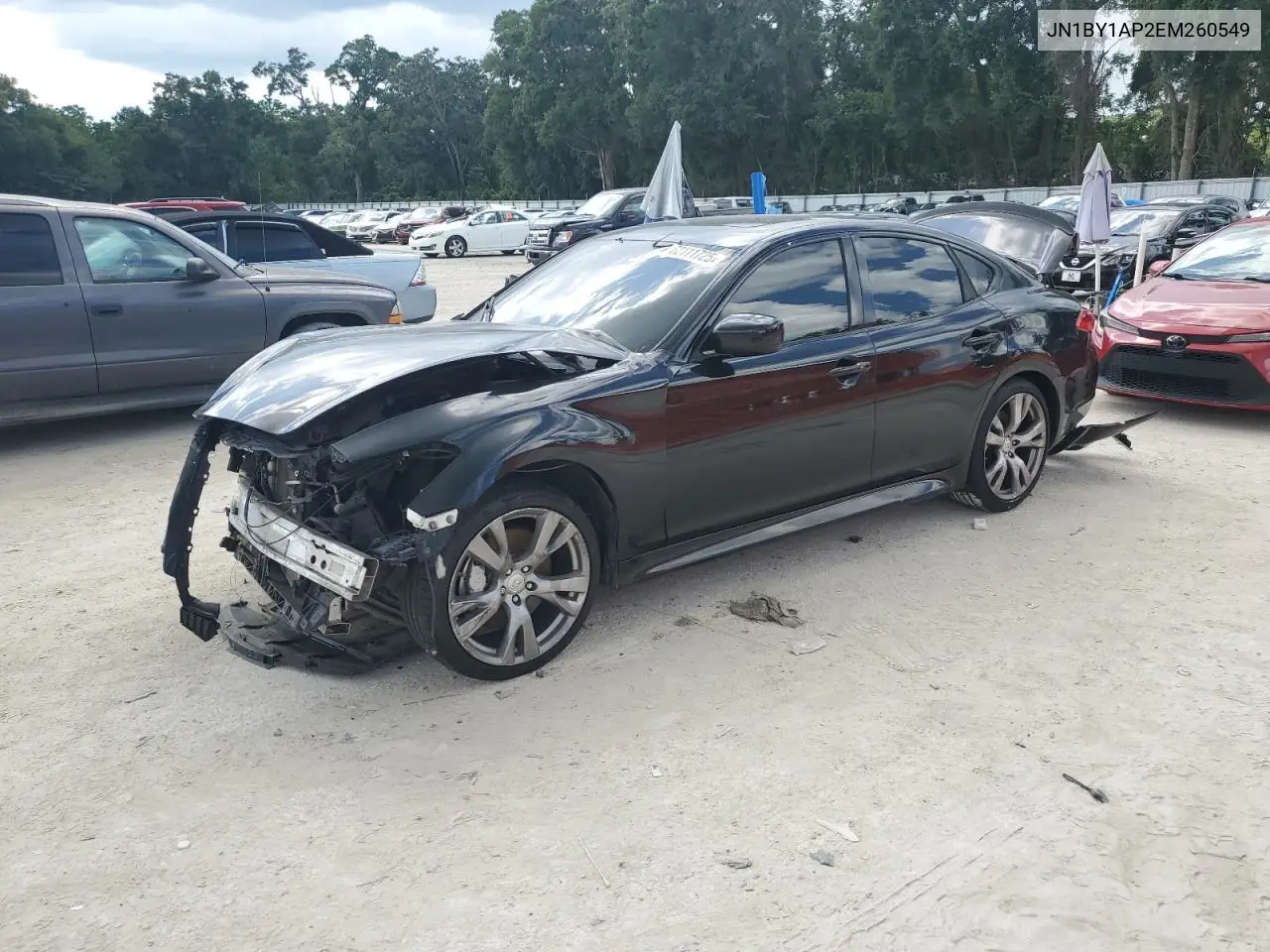 2014 Infiniti Q70 3.7 VIN: JN1BY1AP2EM260549 Lot: 62111725